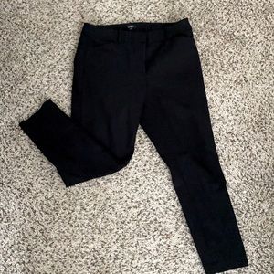 Size 10 LOFT Julie Curvy Black Work Pants